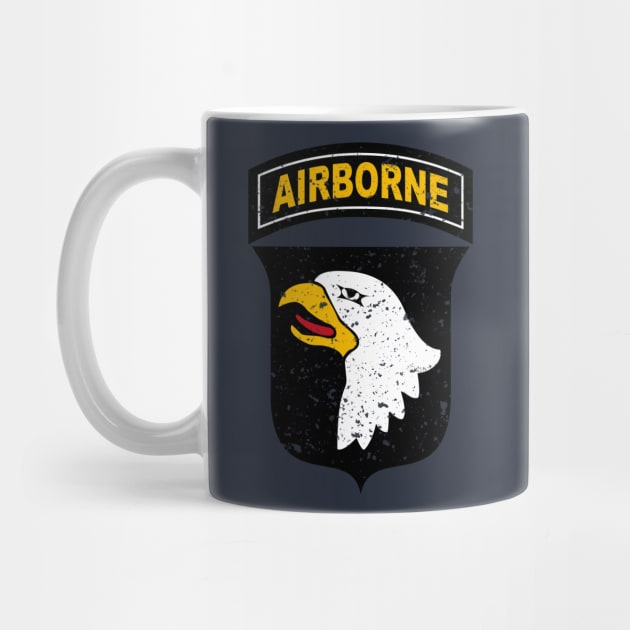 101st Airborne Division "Screaming Eagles" Vintage Insignia by Mandra